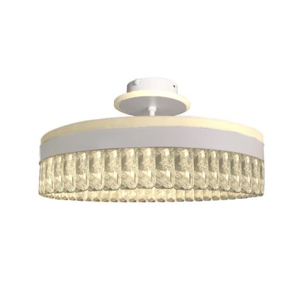 LED Dimming κρύσταλλο πλαφονιέρα οροφής LED/75W/230V 3000-6500K λευκό + τηλεχειριστήριο