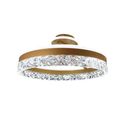 Σταθερό πολύφωτο dimming LED LED/86W/230V 3000-6500K χρυσαφί + τηλεχειριστήριο