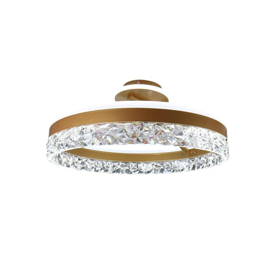 Σταθερό πολύφωτο dimming LED LED/86W/230V 3000-6500K χρυσαφί + τηλεχειριστήριο