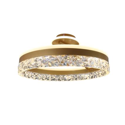 Σταθερό πολύφωτο dimming LED LED/86W/230V 3000-6500K χρυσαφί + τηλεχειριστήριο