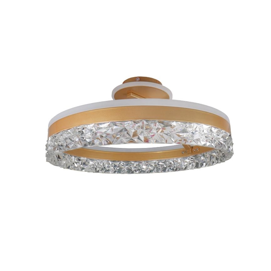 Σταθερό πολύφωτο dimming LED LED/86W/230V 3000-6500K χρυσαφί + τηλεχειριστήριο