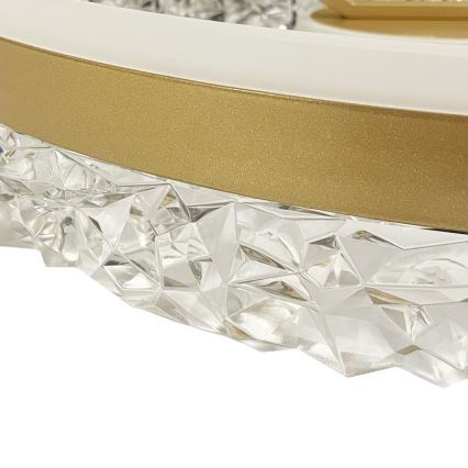 Σταθερό πολύφωτο dimming LED LED/86W/230V 3000-6500K χρυσαφί + τηλεχειριστήριο