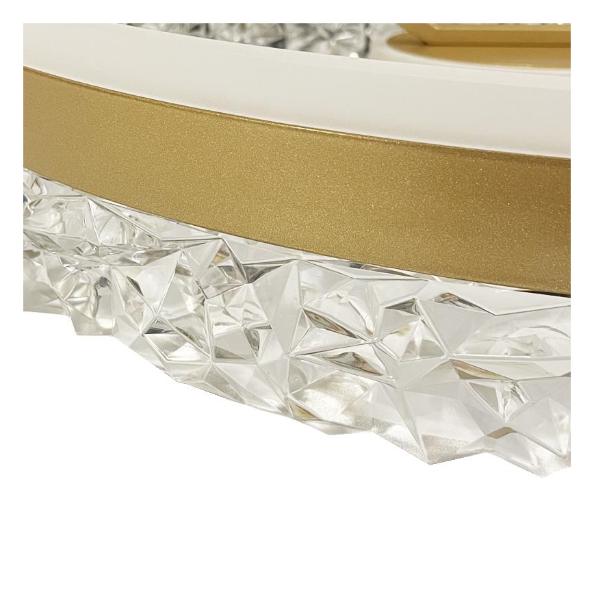 Σταθερό πολύφωτο dimming LED LED/86W/230V 3000-6500K χρυσαφί + τηλεχειριστήριο