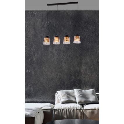 Σταθερό πολύφωτο FRESNO 4xE27/60W/230V