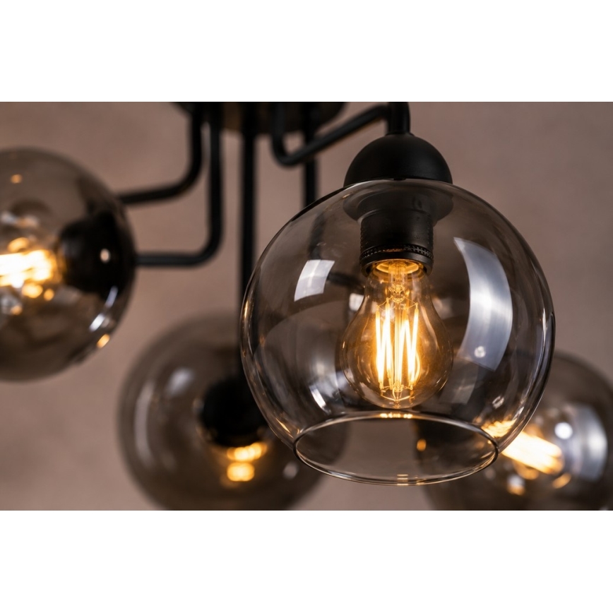 Σταθερό πολύφωτο OSMO 5xE27/60W/230V μαύρο