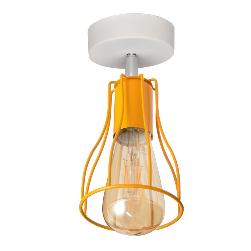 Σταθερό πολύφωτο TUBE II 1xE27/15W/230V πορτοκάλι