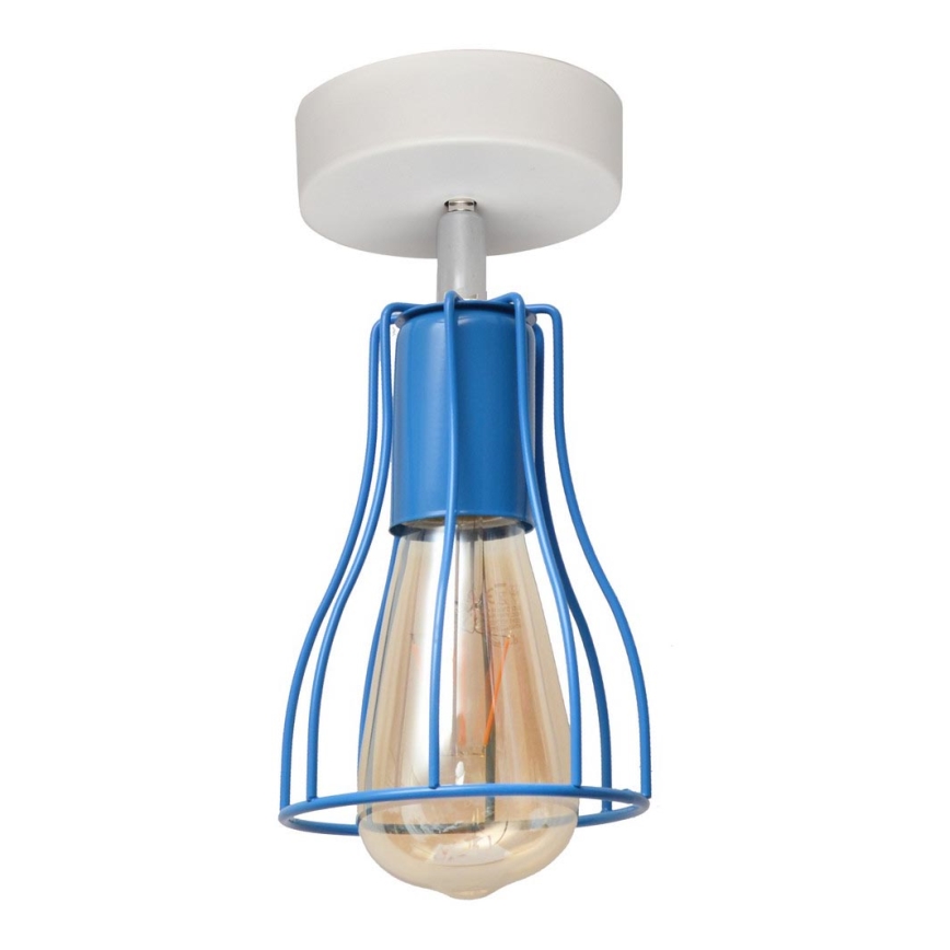 Σταθερό πολύφωτο TUBE II 1xE27/15W/230V μπλε