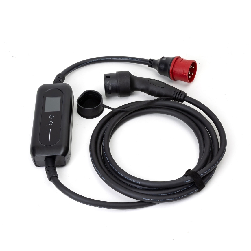 Σταθμός φόρτισης για ηλεκτρικά οχήματα τύπου 2, 5 μ., 22kW, 16A, IP54, Tuya