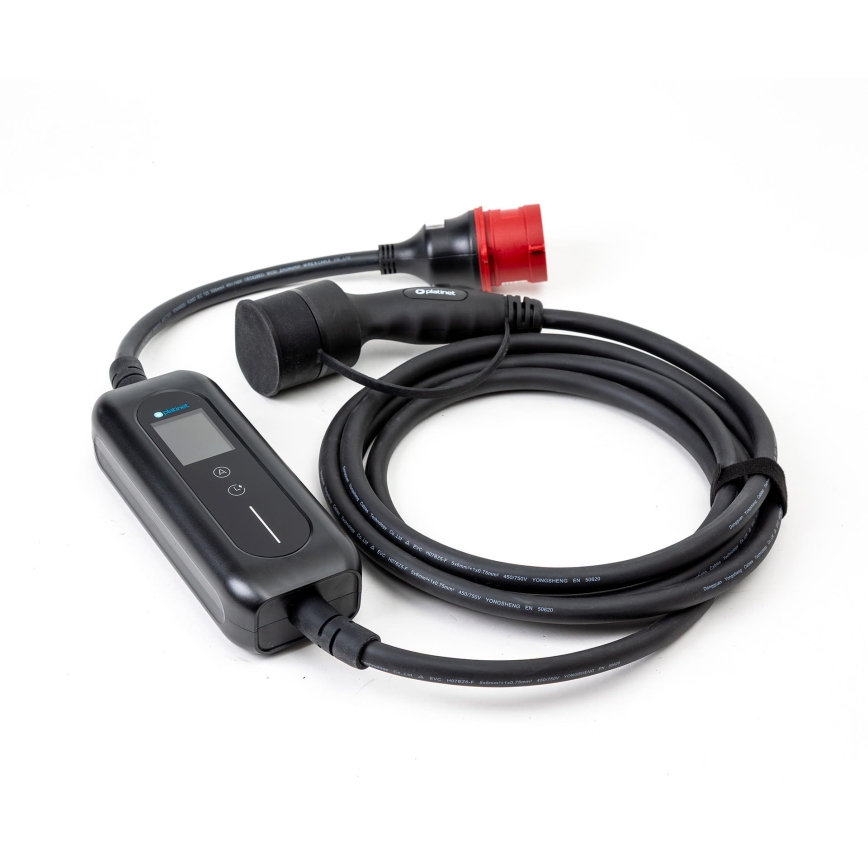 Σταθμός φόρτισης για ηλεκτρικά οχήματα τύπου 2, 5 μ., 22kW, 16A, IP54, Tuya