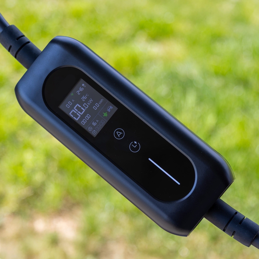 Σταθμός φόρτισης για ηλεκτρικά οχήματα τύπου 2, 5 μ., 22kW, 16A, IP54, Tuya