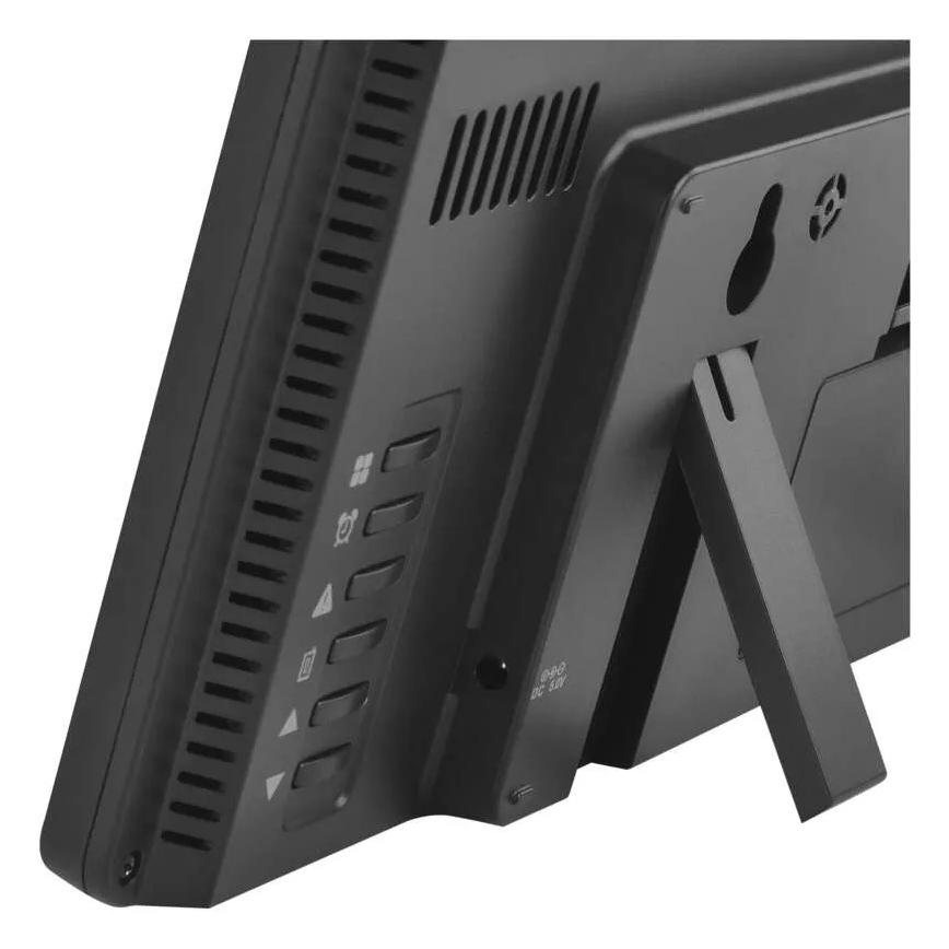 Σταθμός καιρού με έγχρωμη οθόνη LCD και ξυπνητήρι, 5V 3xAAA + 2xAA, μαύρος