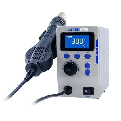 Σταθμός θερμού αέρα με οθόνη LCD 800W/230V