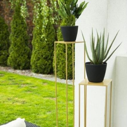 Βάση για λουλούδια 100x24 εκ. σε χρυσό χρώμα