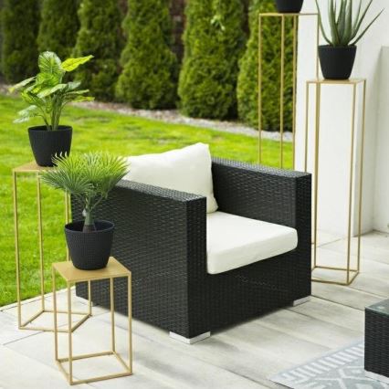 Βάση για λουλούδια 100x24 εκ. σε χρυσό χρώμα