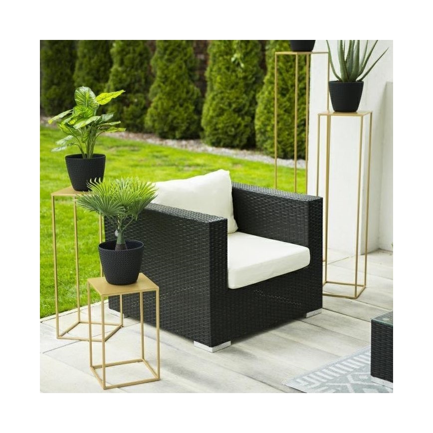 Βάση για λουλούδια 100x24 εκ. σε χρυσό χρώμα