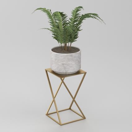 Βάση για λουλούδια 40x24 εκ. σε χρυσό χρώμα