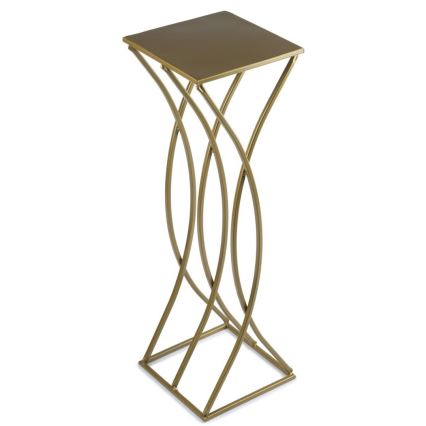 Σταντ για λουλούδια 75x23 εκ. σε χρυσό χρώμα