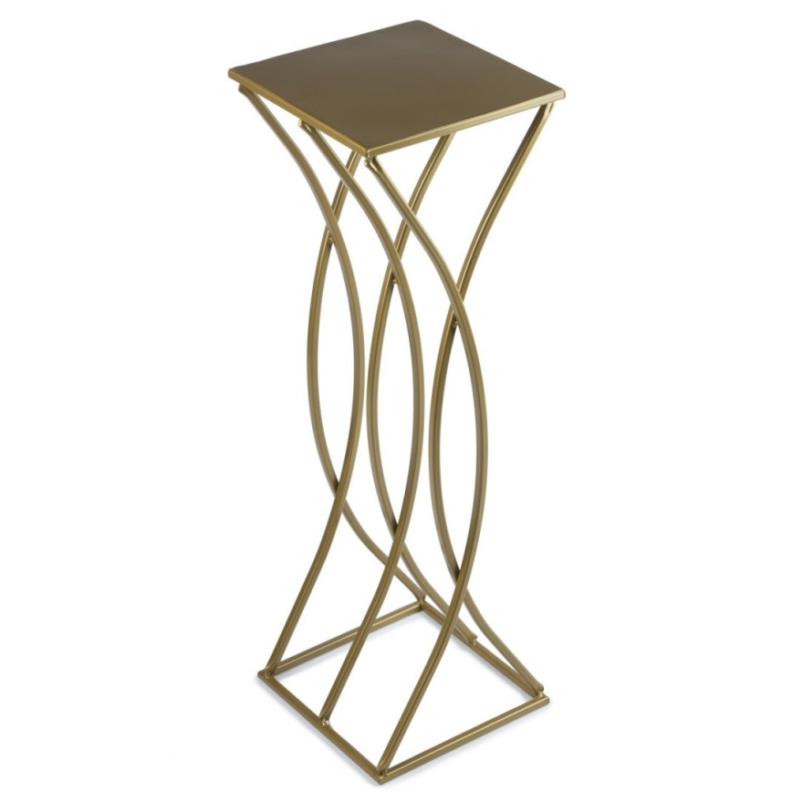 Σταντ για λουλούδια 75x23 εκ. σε χρυσό χρώμα