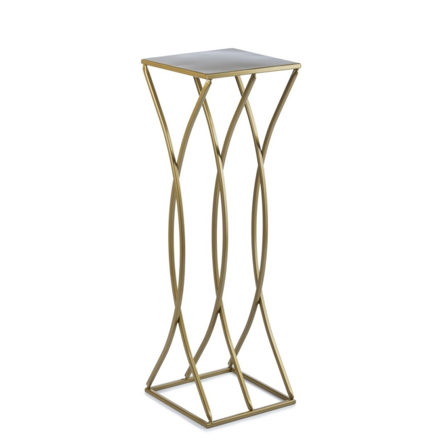 Σταντ για λουλούδια 75x23 εκ. σε χρυσό χρώμα