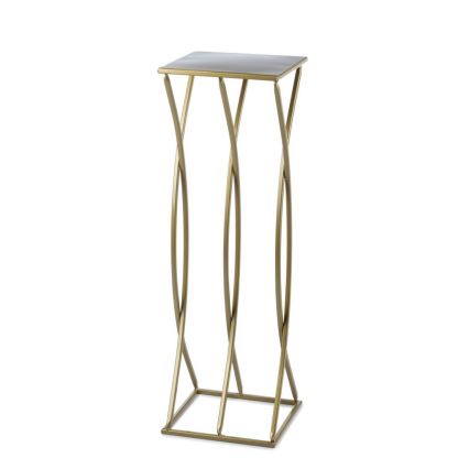 Σταντ για λουλούδια 75x23 εκ. σε χρυσό χρώμα