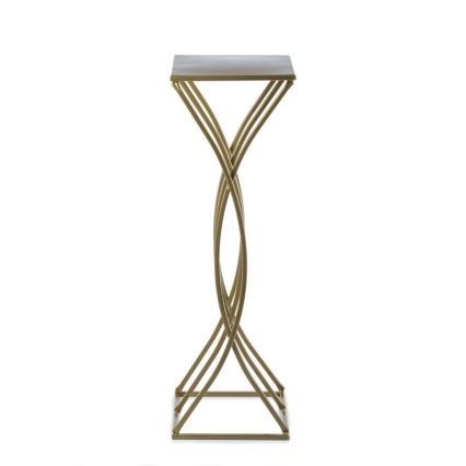 Σταντ για λουλούδια 75x23 εκ. σε χρυσό χρώμα