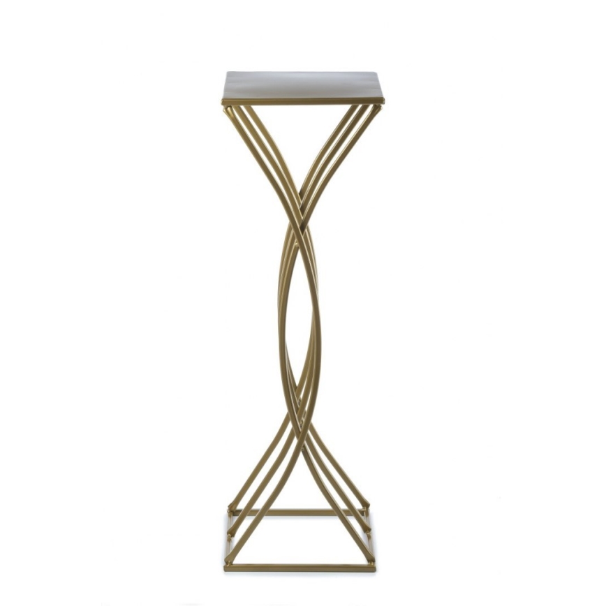 Σταντ για λουλούδια 75x23 εκ. σε χρυσό χρώμα