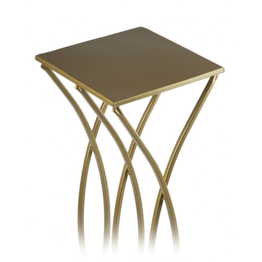 Σταντ για λουλούδια 75x23 εκ. σε χρυσό χρώμα