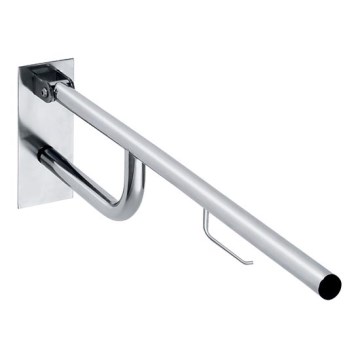 Στήριγμα με θήκη 10,3x25,3 cm ανοξείδωτο/ασημί