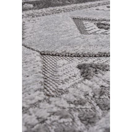 Στρογγυλό εξωτερικό χαλί CHIARA 120 cm, γκρι