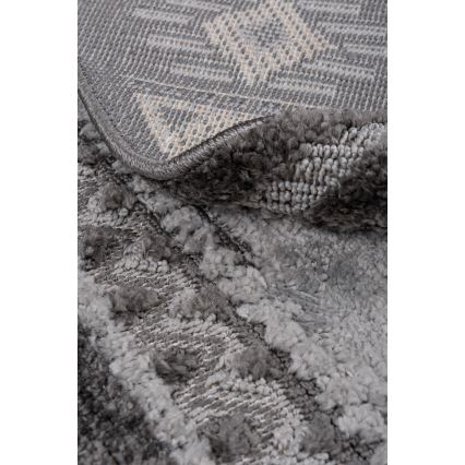 Στρογγυλό εξωτερικό χαλί CHIARA 120 cm, γκρι