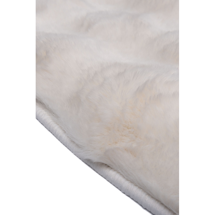 Στρογγυλό χαλί RABBIT BUBBLE 160 cm, εκρού