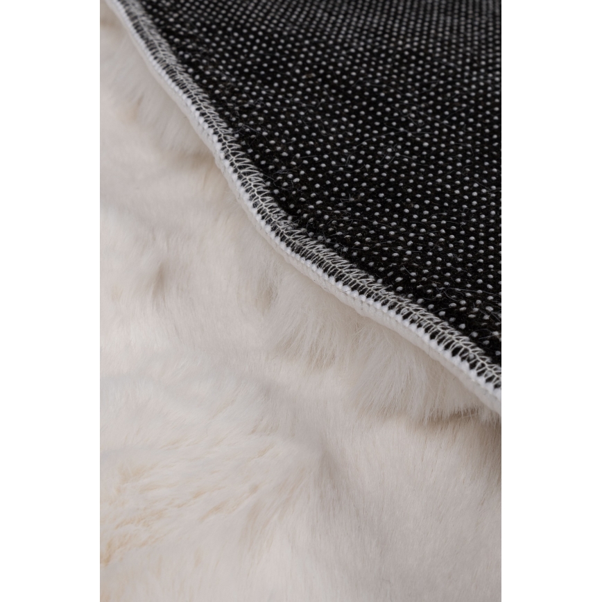 Στρογγυλό χαλί RABBIT BUBBLE 160 cm, εκρού