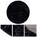 Στρογγυλό χαλί RABBIT BUBBLE 160 cm, μαύρο