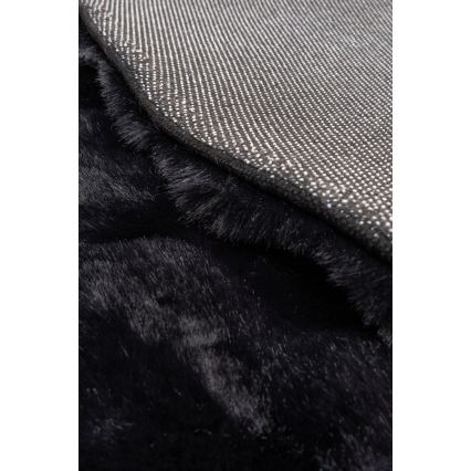 Στρογγυλό χαλί RABBIT BUBBLE 160 cm, μαύρο
