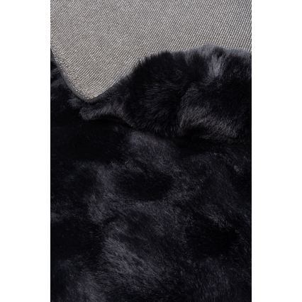 Στρογγυλό χαλί RABBIT BUBBLE 160 cm, μαύρο
