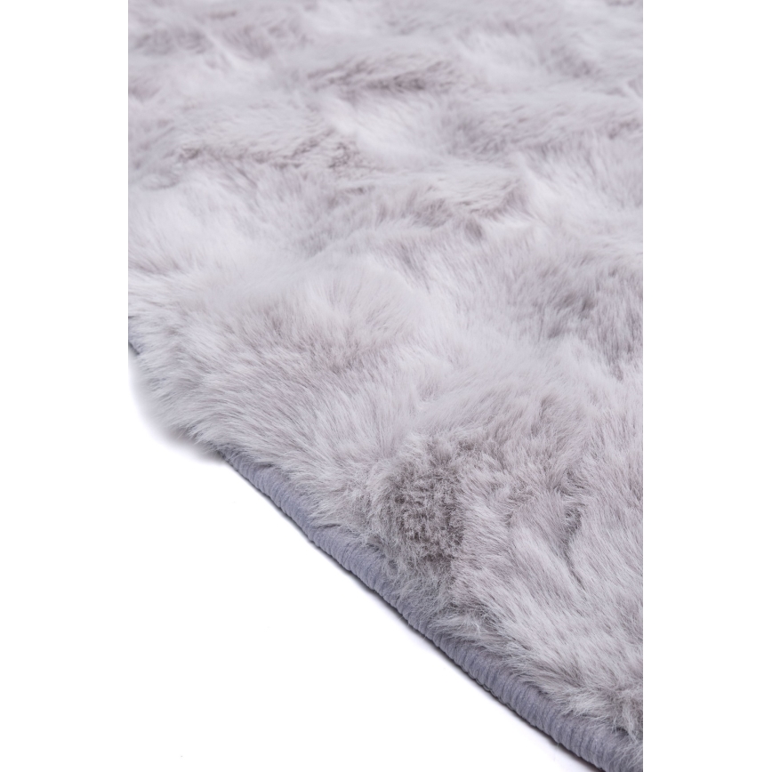 Στρογγυλό χαλί RABBIT BUBBLE 160 εκ., γκρι