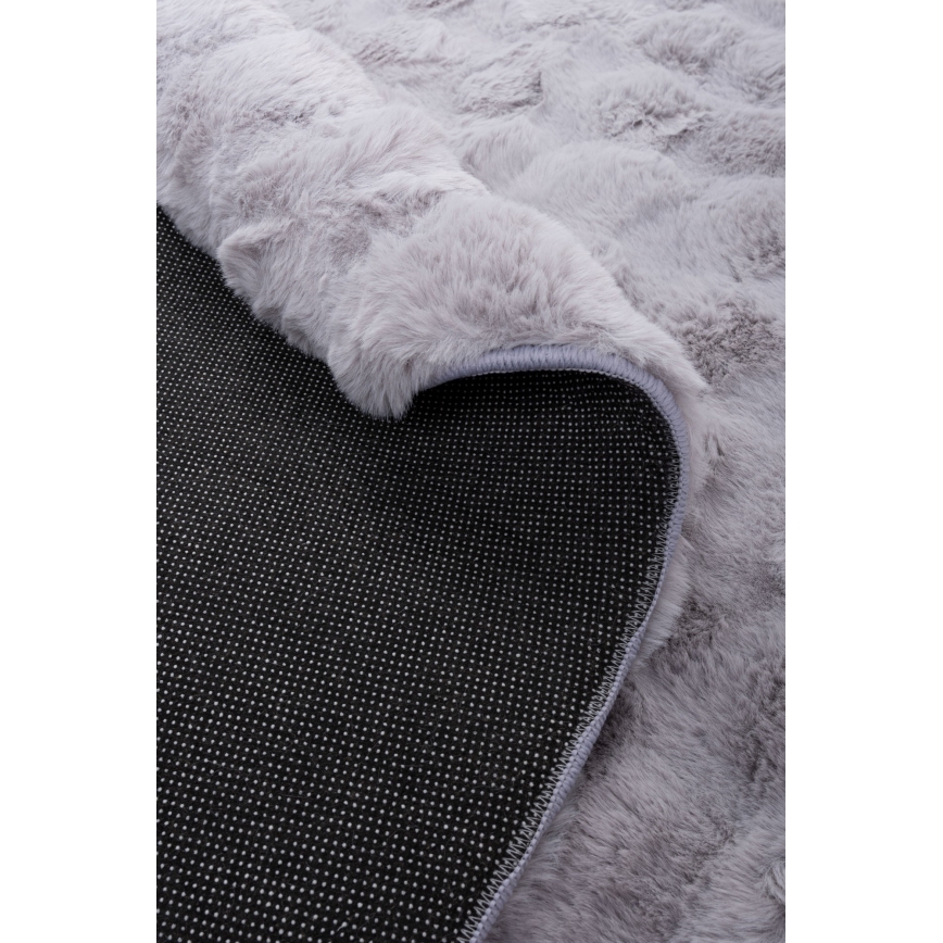 Στρογγυλό χαλί RABBIT BUBBLE 160 εκ., γκρι