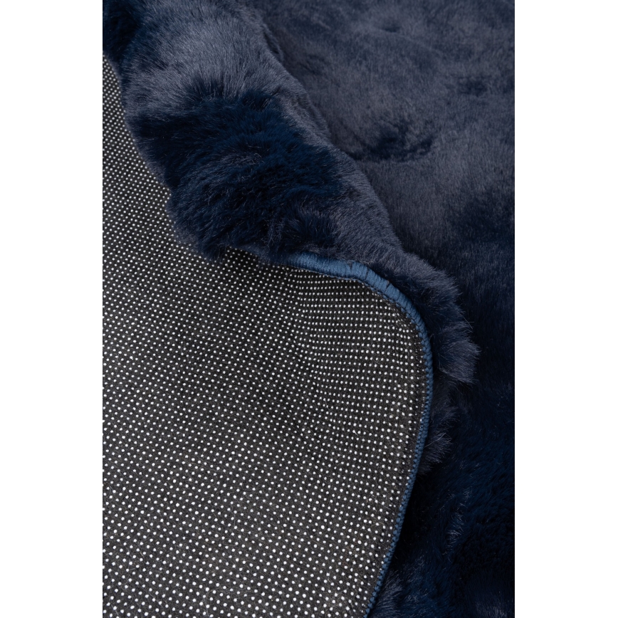 Στρογγυλό χαλί RABBIT BUBBLE 160 εκ. μπλε