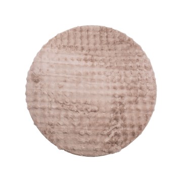 Στρογγυλό χαλί RABBIT BUBBLE 160 εκ. μπεζ