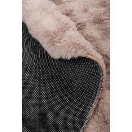 Στρογγυλό χαλί RABBIT BUBBLE 160 εκ. μπεζ