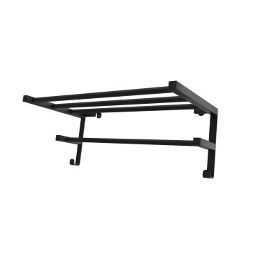 Στεγνωτήρας πετσετών για θερμαντικό σώμα μπάνιου HF SHEFFIELD 52x28,4 cm μαύρος