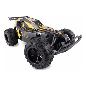 Overmax - Αυτοκίνητο RC με τηλεχειριστήριο X-RALLY 2.0 1200 mAh Μαύρο/Κίτρινο