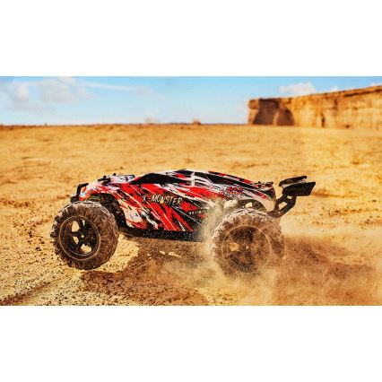 Overmax - τηλεκατευθυνόμενο RC αυτοκίνητο 2 σε 1 X-MONSTER 3.5 1700 mAh μαύρο/κόκκινο/πράσινο