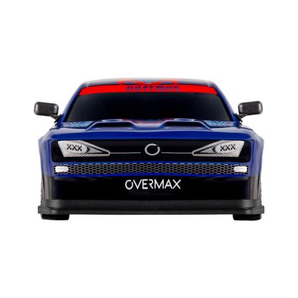 Overmax - RC drift αυτοκίνητο με τηλεχειριστήριο 2 σε 1 X-OVERSLIDE 1000 mAh μαύρο/πράσινο/μπλε/κόκκινο