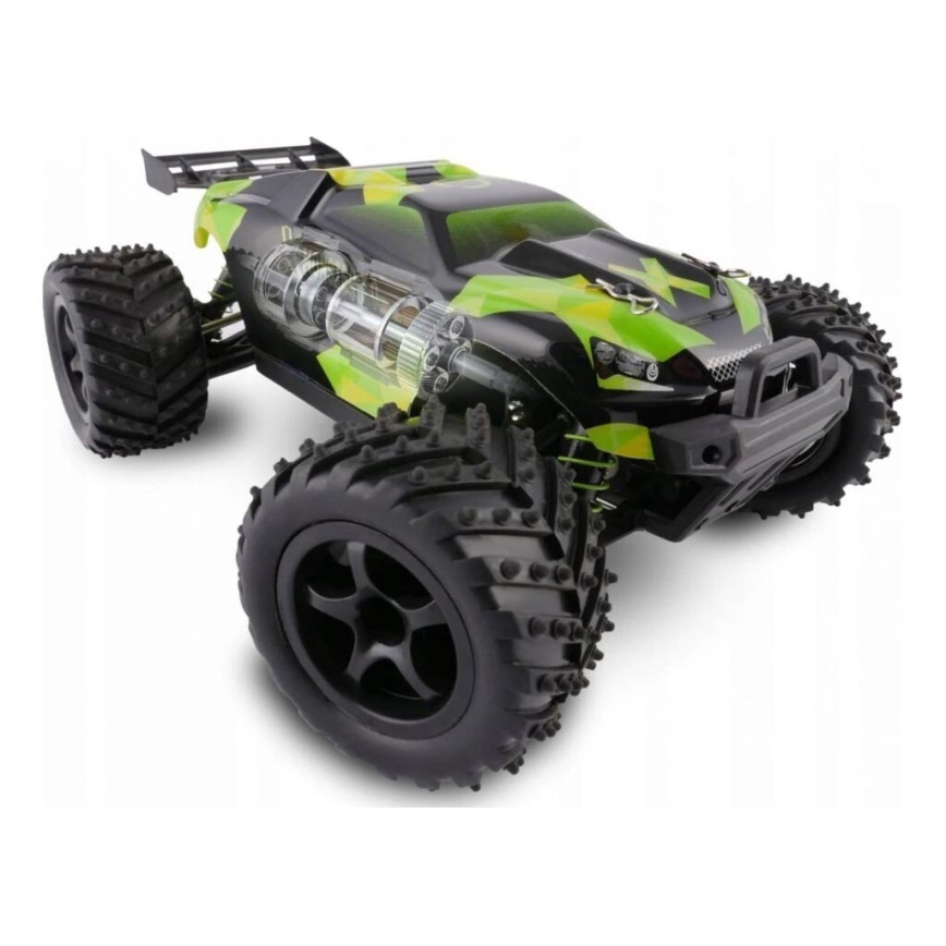 Overmax - Τηλεκατευθυνόμενο RC αυτοκίνητο X-MONSTER 3.0 1700 mAh Μαύρο/Πράσινο
