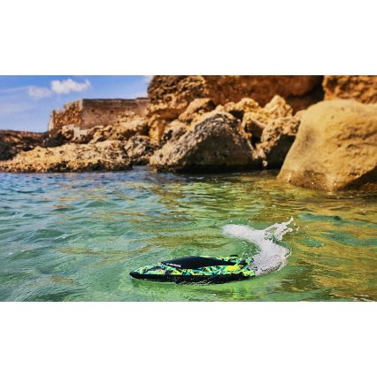 Overmax - Τηλεκατευθυνόμενο RC σκάφος X-SURGE 4000 mAh μαύρο/πράσινο