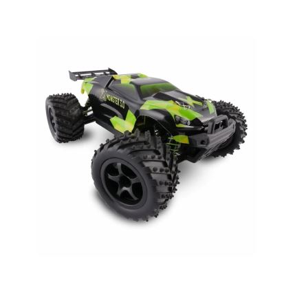Overmax - Τηλεκατευθυνόμενο RC αυτοκίνητο X-MONSTER 3.0 1700 mAh Μαύρο/Πράσινο