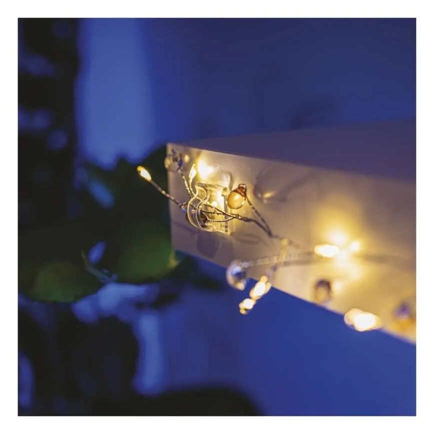 Σετ 10 τεμαχίων - Στηρίγματα για χριστουγεννιάτικα φωτάκια