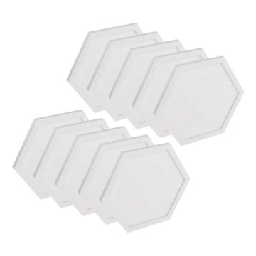 ΣΕΤ 10x RGBIC Πάνελ dimming LED/1,9W/230V Wi-Fi Tuya