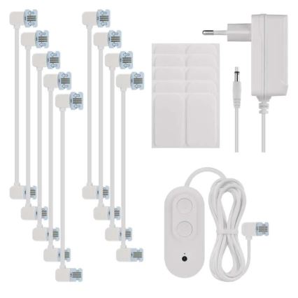 ΣΕΤ 10x RGBIC Πάνελ dimming LED/1,9W/230V Wi-Fi Tuya